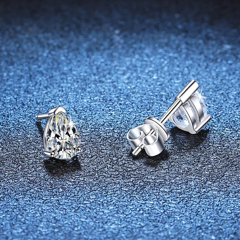 Premium VVS Moissanite Earrings – S925 Silver