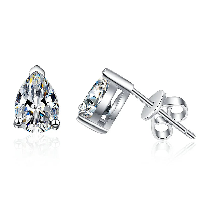 Premium VVS Moissanite Earrings – S925 Silver
