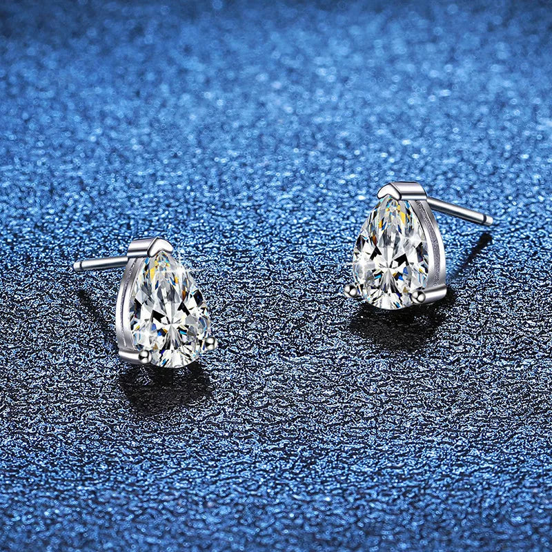 Premium VVS Moissanite Earrings – S925 Silver